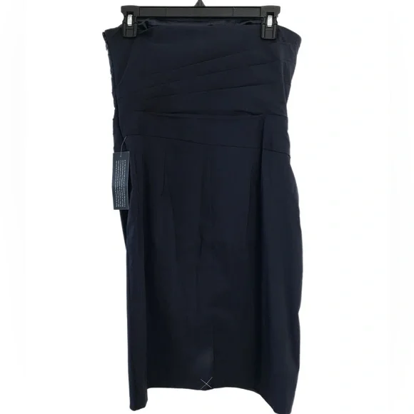 Ann Taylor Navy Strapless Cocktail Dress - Picture 3 of 6